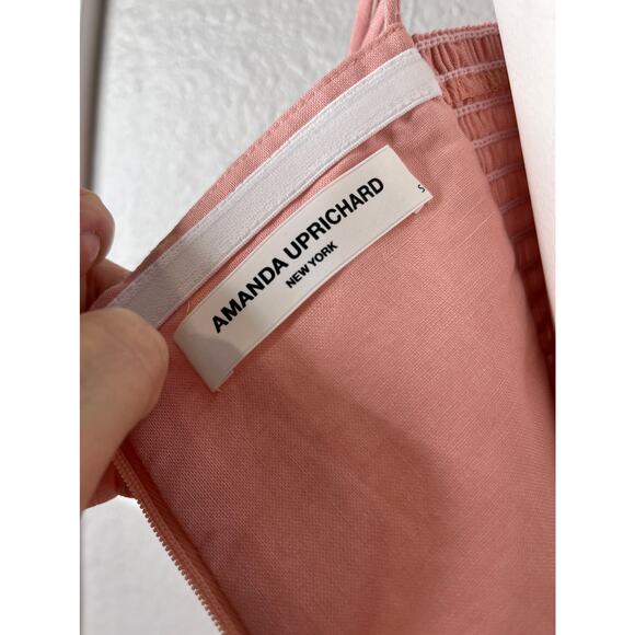 Amanda Uprichard X REVOLVE Cava Midi Dress in Blush S - Picture 9 of 11